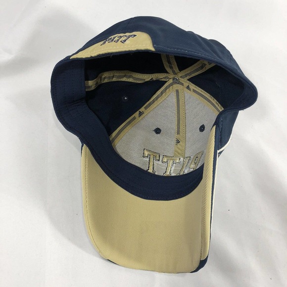Adidas University of Pittsburgh Pitt Panthers Baseball Cap Hat Embroidered S/M - Picture 9 of 12